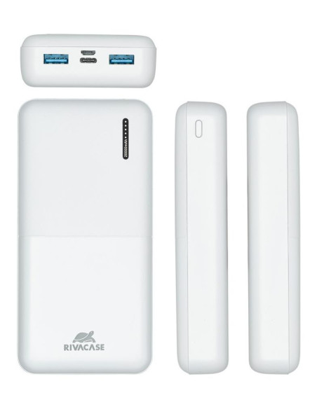 POWER BANK USB 20000MAH/VA2572 WHITE RIVACASE