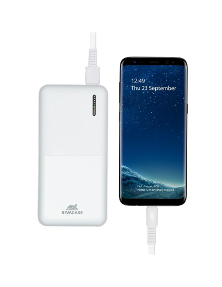 POWER BANK USB 20000MAH/VA2572 WHITE RIVACASE