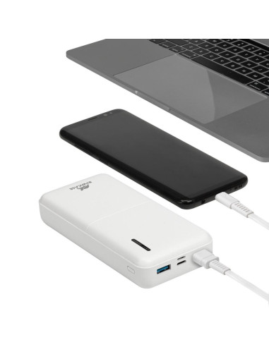 POWER BANK USB 20000MAH/VA2572 WHITE RIVACASE