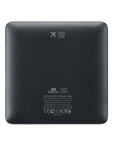 POWER BANK USB 25800MAH/VA1091 RIVACASE