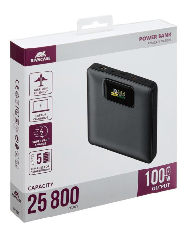 POWER BANK USB 25800MAH/VA1091 RIVACASE