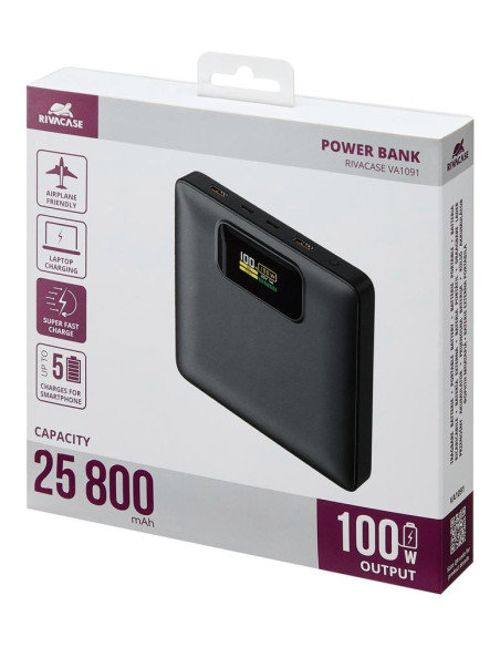 POWER BANK USB 25800MAH/VA1091 RIVACASE