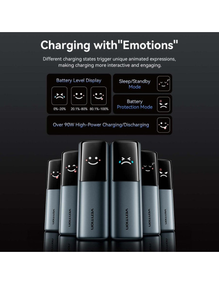 POWER BANK USB 27000MAH 200W/FKGH0 VENTION