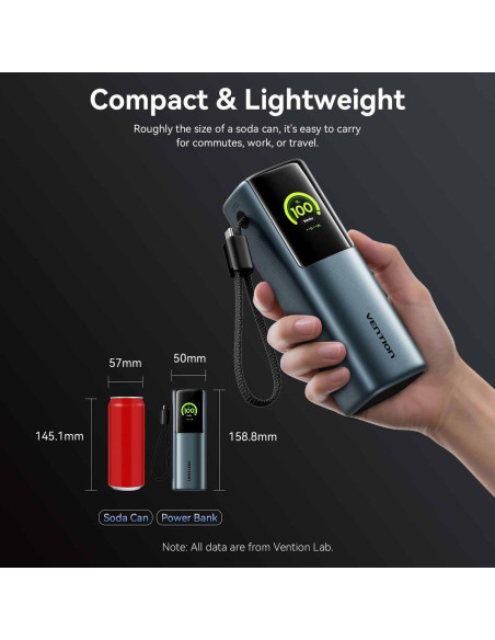 POWER BANK USB 27000MAH 200W/FKGH0 VENTION