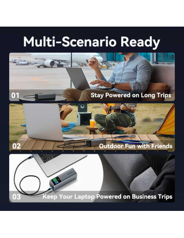 POWER BANK USB 27000MAH 140W/FKEH0 VENTION