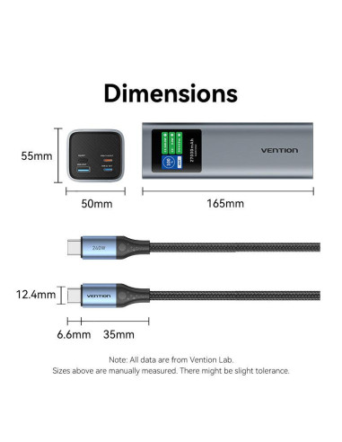 POWER BANK USB 27000MAH 140W/FKEH0 VENTION