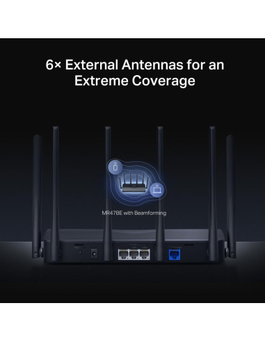 Wireless Router, MERCUSYS, Router, IEEE 802.11a/b/g, IEEE 802.11n, IEEE 802.11ac, IEEE 802.11ax, 3x2.5GbE, LAN WAN ports 1, Num