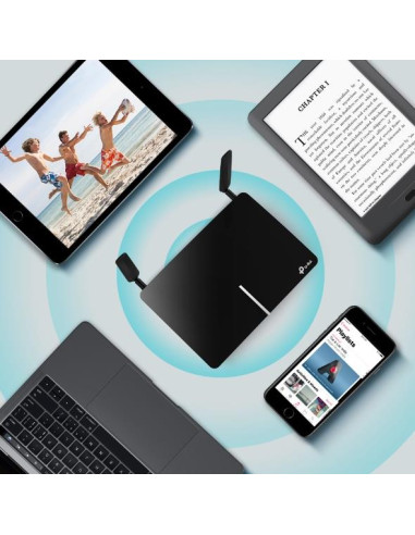 Wireless Router, TP-LINK, Wireless Router, 1200 Mbps, IEEE 802.11ac, 1 WAN, 3x10/100/1000M, ARCHERMR600