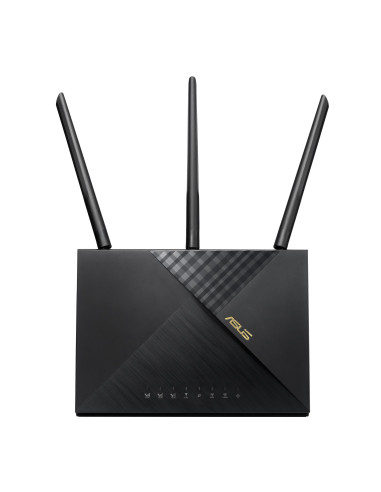 Wireless Router, ASUS, Wireless Router, 1800 Mbps, Wi-Fi 5, Wi-Fi 6, 1 WAN, 4x10/100/1000M, Number of antennas 4, 4G-AX56