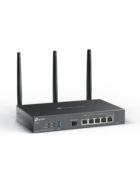 Wireless Router, TP-LINK, Omada AX3000 Gigabit VPN Router, Data speed 3000 Mbit/s, Ethernet WAN Yes, WAN connection type SFP, E