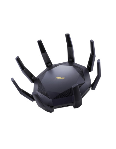 Wireless Router, ASUS, 6000 Mbps, Mesh, Wi-Fi 6, USB 3.1, 9x10/100/1000M, 1x10GbE, 1xSPF+, Number of antennas 8, RT-AX89X