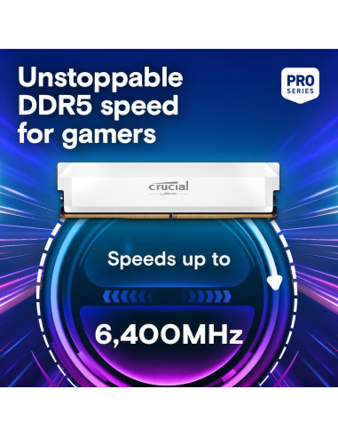 MEMORY DIMM PRO 16GB DDR5-6400/CP16G64C38U5W CRUCIAL