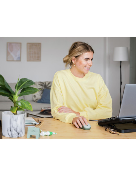 MOUSE USB OPTICAL WRL YVI+/GREEN 24552 TRUST