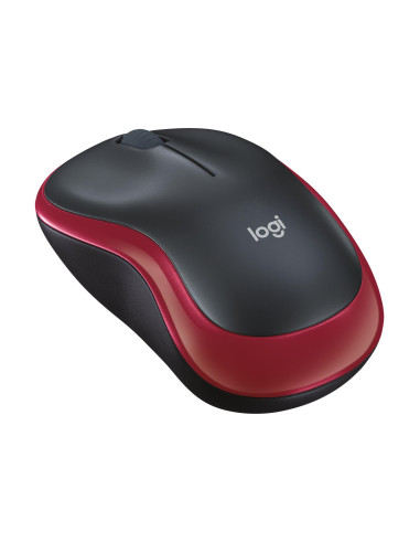 MOUSE USB OPTICAL CORDL. M185/RED 910-002240 LOGITECH