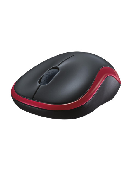 MOUSE USB OPTICAL CORDL. M185/RED 910-002240 LOGITECH