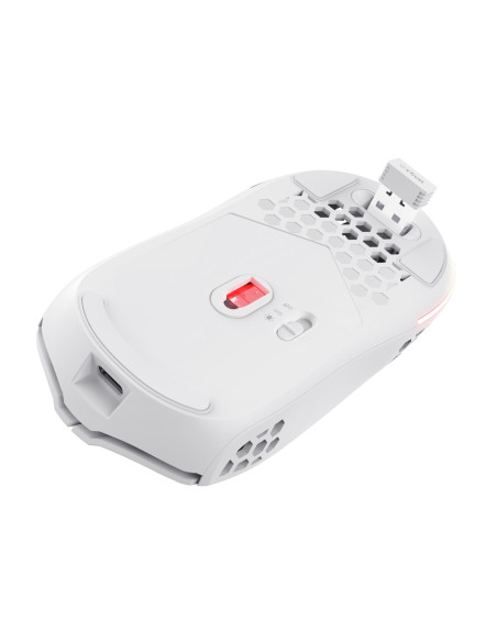 MOUSE USB OPTICAL WRL GXT929W/HELOX LIGHTW WHITE 25390 TRUST