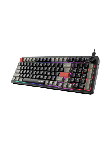 KEYBOARD GAMING BLACK US/FORGE GK110 US MSI
