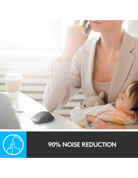 MOUSE USB OPTICAL WRL M330/SILENT BL 910-004910 LOGITECH