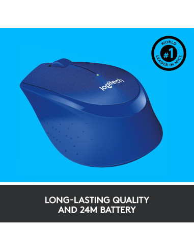 MOUSE USB OPTICAL WRL M330/SILENT BL 910-004910 LOGITECH