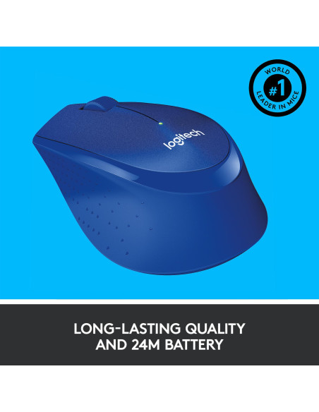 MOUSE USB OPTICAL WRL M330/SILENT BL 910-004910 LOGITECH