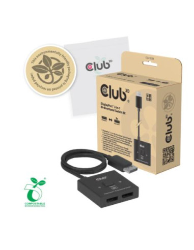 VIDEO SWITCH DP 2IN-1/CSV-1009 CLUB3D