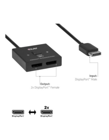 VIDEO SWITCH DP 2IN-1/CSV-1009 CLUB3D