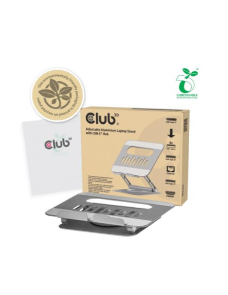 NB ACC STAND ALUMINIUM USB-C/CSV-2554 CLUB3D