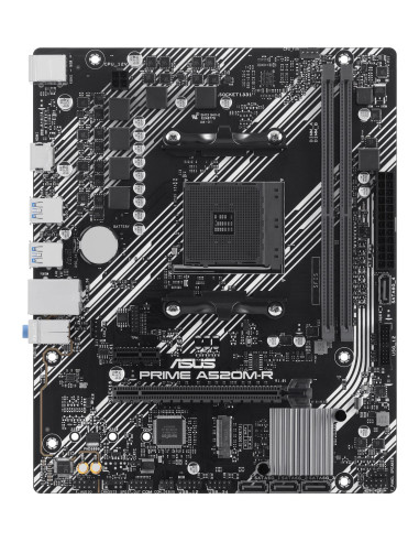 Mainboard, ASUS, AMD A520, SAM4, Micro-ATX, Memory DDR4, Memory slots 2, 1xPCI-Express 3.0 1x, 1xPCI-Express 3.0 16x, 1xM.2, 1x