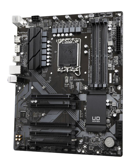 Mainboard, GIGABYTE, Intel B760 Express, LGA1700, ATX, Memory DDR4, Memory slots 4, 4xPCI-Express 3.0 1x, 1xPCI-Express 4.0 16x