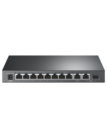 Switch, TP-LINK, TL-SG1210PP, 9x10Base-T / 100Base-TX / 1000Base-T, 1x10/100/1000BASE-T/SFP combo, PoE+ ports 6, TL-SG1210PP