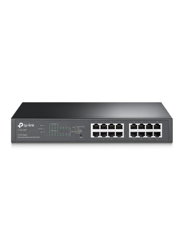 Switch, TP-LINK, Desktop/pedestal, 16x10Base-T / 100Base-TX / 1000Base-T, PoE+ ports 8, TL-SG1016PE