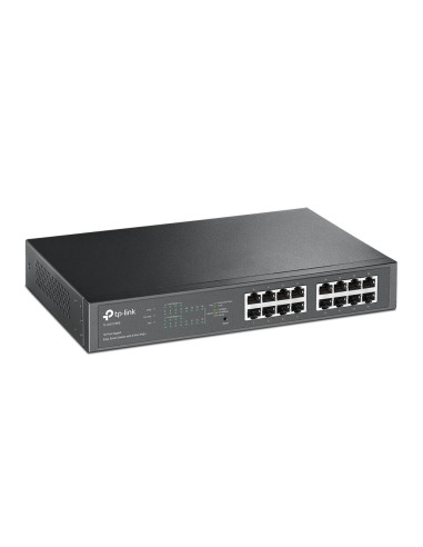 Switch, TP-LINK, Desktop/pedestal, 16x10Base-T / 100Base-TX / 1000Base-T, PoE+ ports 8, TL-SG1016PE