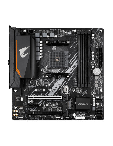 Mainboard, GIGABYTE, AMD B550, Socket AM4, micro ATX, RAM DDR4-SDRAM, 4xSlots, Wi-Fi Yes, Bluetooth Yes, 2xNumber of M.2 (M) sl