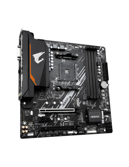 Mainboard, GIGABYTE, AMD B550, Socket AM4, micro ATX, RAM DDR4-SDRAM, 4xSlots, Wi-Fi Yes, Bluetooth Yes, 2xNumber of M.2 (M) sl