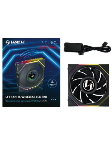 CASE FAN 120MM WRL/G99.12RTLLCD1W1B.00 LIAN LI