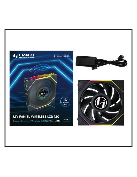 CASE FAN 120MM WRL/G99.12TLLCD1W1B.00 LIAN LI