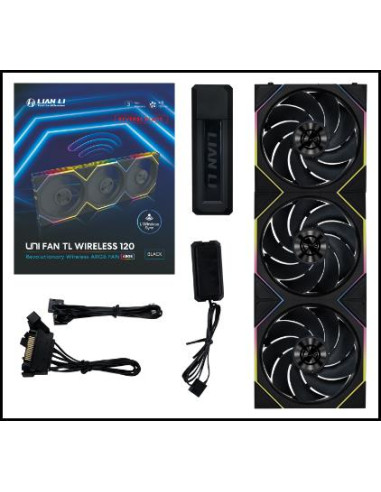 CASE FAN 120MM WRL 3PCS/G99.12RTL1W3B.00 LIAN LI