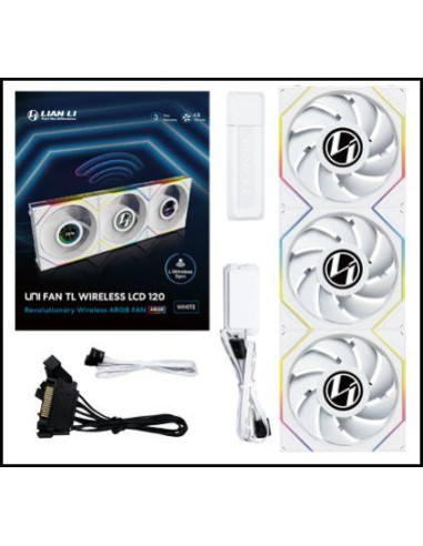 CASE FAN 120MM WRL 3PCS/G99.12TLLCD1W3W.00 LIAN LI