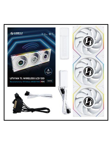 CASE FAN 120MM WRL 3PCS/G99.12TLLCD1W3W.00 LIAN LI