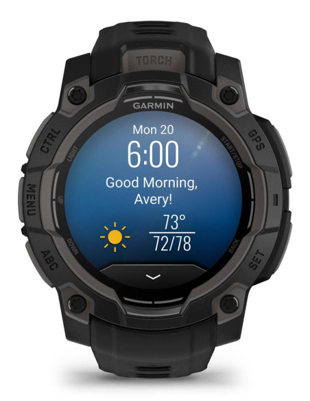 SMARTWATCH INSTINCT 3 AMOLED/BLACK/BLK 010-02936-00 GARMIN
