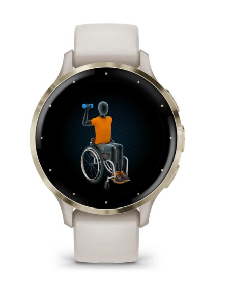 SMARTWATCH VENU 3S/IVORY/GOLD 010-02785-04 GARMIN