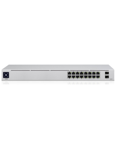 Switch, UBIQUITI, USW-16-POE, Type L2, Desktop/pedestal, Rack, 16x10Base-T / 100Base-TX / 1000Base-T, 2xSFP, PoE ports 16, PoE+