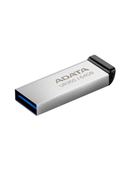 MEMORY DRIVE FLASH USB3.2 64GB/BLACK UR350-64G-RSR/BK ADATA
