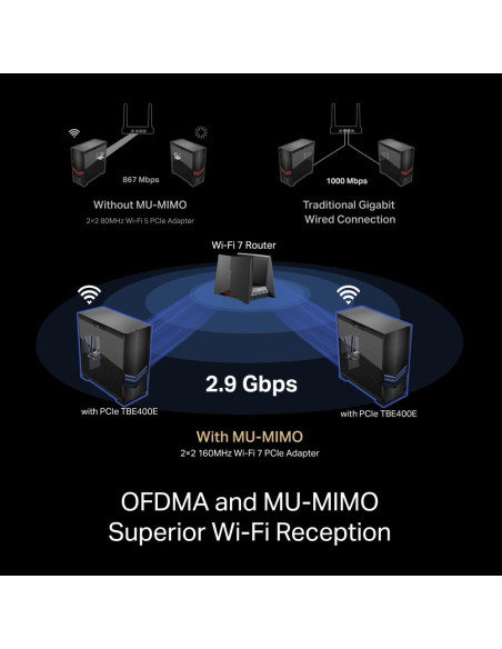 WRL ADAPTER 6500MBPS WI-FI 7/ARCHER TBE400E TP-LINK