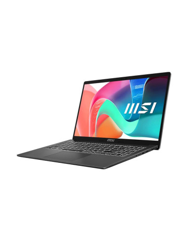 Notebook, MSI, Modern, 15 F13MG, CPU Core i5, i5-1334U, 1300 MHz, 15.6", 1920x1080, RAM 16GB, DDR4, SSD 512GB, Intel Iris Xe gr
