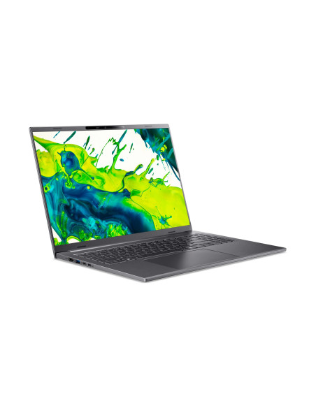 Notebook, ACER, Aspire, Aspire 16 AI, CPU Qualcomm Snapdragon, X1-26-100, 3 GHz, 16 ", 1920 x 1200 pixels, RAM 32 GB, LPDDR5x-S
