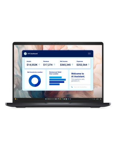 Notebook, DELL, PRO Premium, Pro 13 Premium (PA13250), CPU Core Ultra, u5-236V, 2100 MHz, CPU features vPro, 13.3", RAM 16GB, L