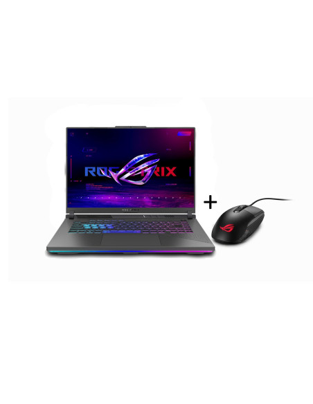 Notebook, ASUS, G614PR-RV092W, ROG Strix, G614PR-RV092W, CPU AMD RyzenT 9, 8940HX, 2.4 GHz, 16 ", 1920 x 1200 pixels, RAM 16 GB