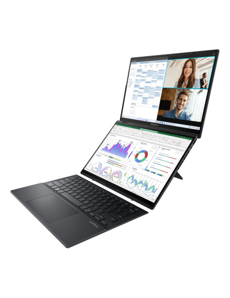 Notebook, ASUS, ZenBook Series, DUO, UX8406CA-PZ009W, CPU Core Ultra, U9-285H, 2900 MHz, 14", Touchscreen, 2880x1800, RAM 32GB,