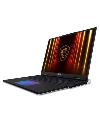 Notebook, MSI, Titan 18 HX AI A2XWJG, CPU Core Ultra, U9-285HX, 2800 MHz, 18", 3840x2400, RAM 64GB, DDR5, 6400 MHz, SSD 6TB, NV
